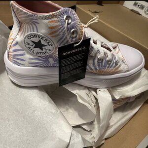 Converse Chuck Taylor All Star - High Ultraviolet Peach Floral 8.5